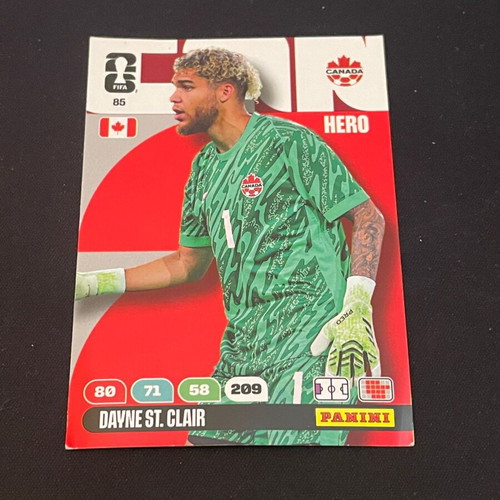 Panini FIFA World Cup 2026 Adrenalyn Dayne St. Clair Hero Card used