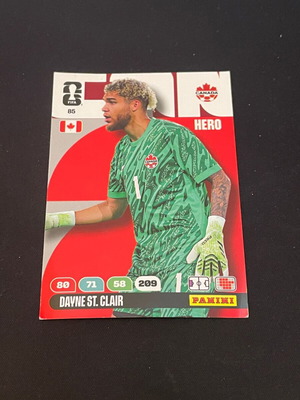 Panini FIFA World Cup 2026 Adrenalyn Dayne St. Clair Hero Card used