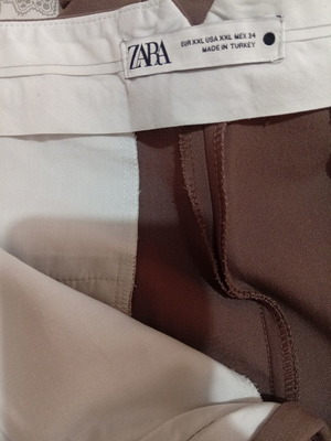 Zara formal pants brown size XXL like new