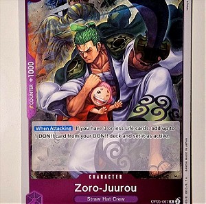 Zoro-Juurou One Piece Card Game OP05-067 Rare