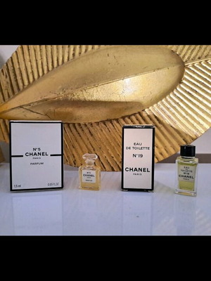 Chanel μινιατούρες νέες, N°5 Eau de Parfum και N°19 Eau de Toilette