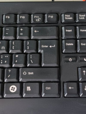 Turbo-X numeric keypad used, wired with LED indicators