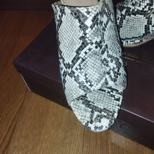 Migato mules animal print like new, 10cm heel, size 39