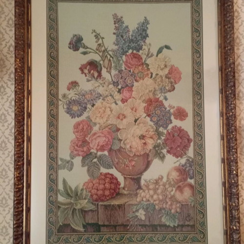 Gobelin tapestry Pensee by GRH like new, 90x130 cm