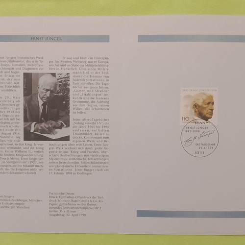 Germany 1998 First Day Cover Stamp Bonn