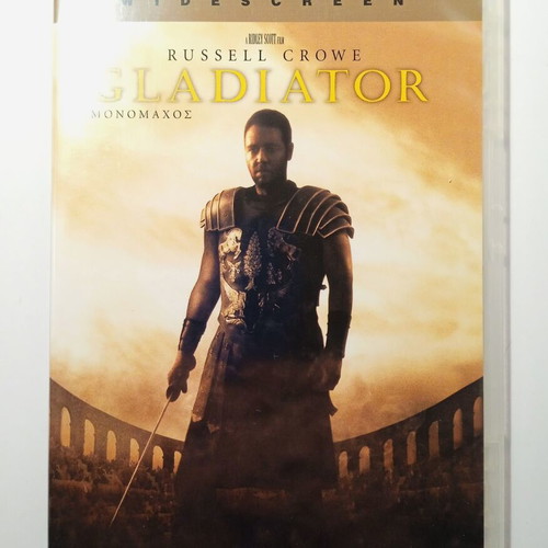 Gladiator DVD like new, action historical drama with subtitles