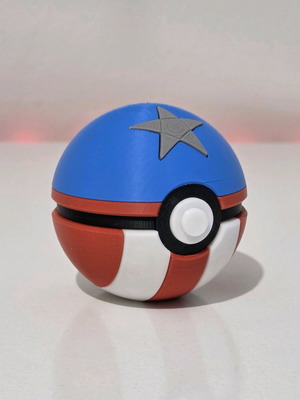 Pokéball Captain America καινούργιο τρισδιάστατης εκτύπωσης