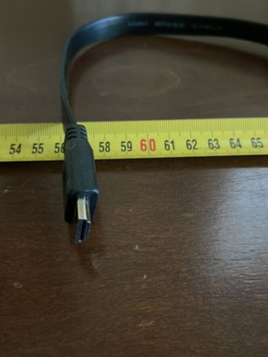 HDMI cable male to male 30 cm like new