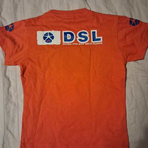 Diesel kids t-shirt like new, orange, size 8 years