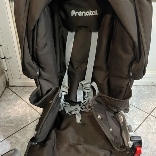 Prenatal stroller and carrycot used with mattress and winter cover