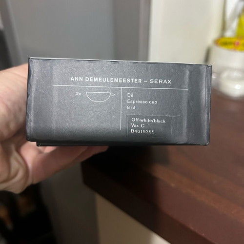 Serax espresso cup set of 2 handmade, designed by Ann Demeulemeester