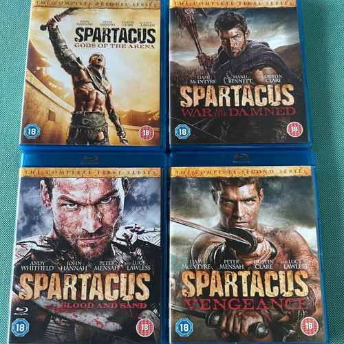 Spartacus Blu-Ray like new, all seasons on 14 discs