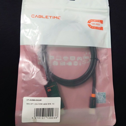 Mini DisplayPort to HDMI M/M Cable 1m new