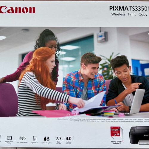 Canon PIXMA TS3350 printer new with WiFi and inks