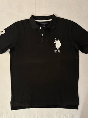 Polo U.S. Polo Assn. μαύρο μέγεθος L μεταχειρισμένο