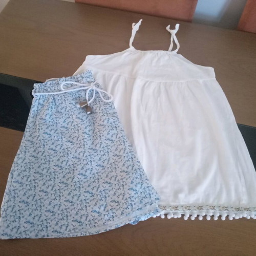 Set of shorts and top for girl 13-14 years like new