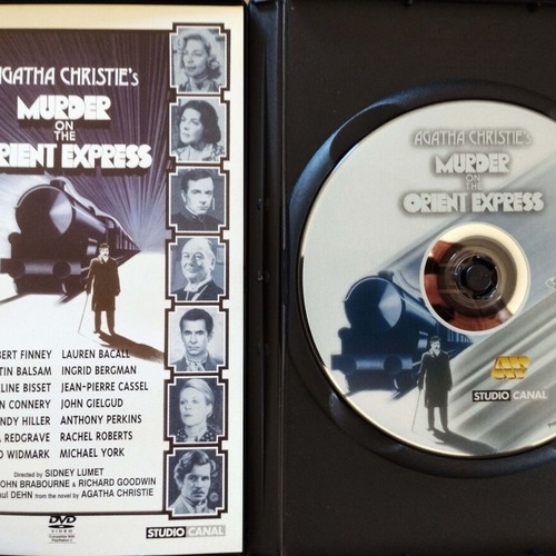 Murder on the Orient Express DVD like new with Greek subtitles
