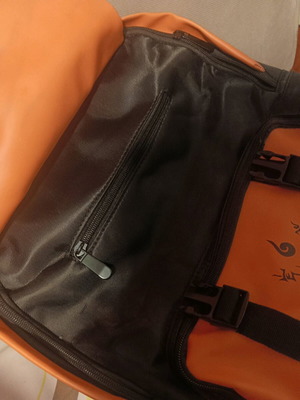 Naruto Konoha backpack like new with multiple compartments