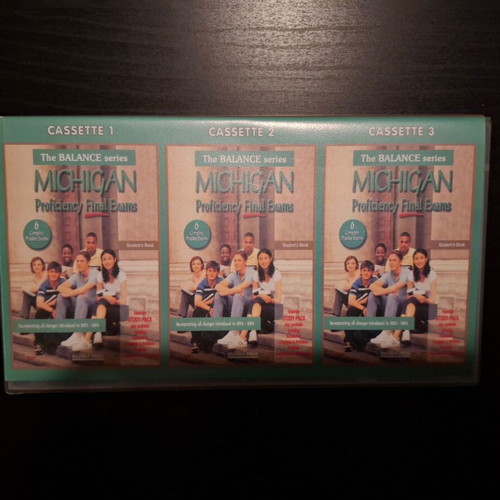 Balance - Michigan Proficiency used, 3 books and 2 cassettes