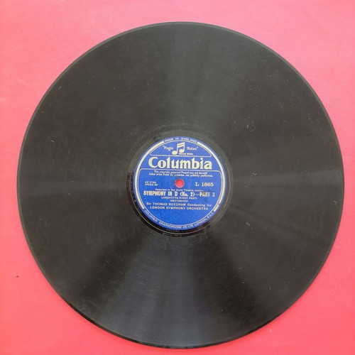 78 RPM gramophone record album used, classical music