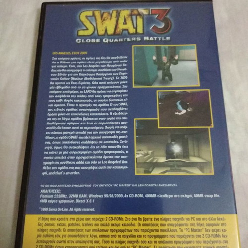 Swat 3 CD-ROM used for PC, shooting game