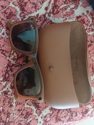Ray Ban glasses with Polaroid lenses, brown
