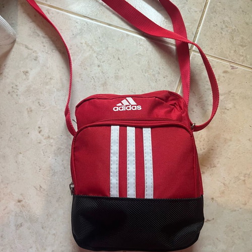 Bag-All crossbody shoulder bag like new, black and red