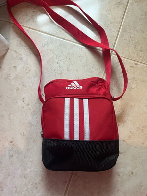 Bag-All crossbody shoulder bag like new, black and red