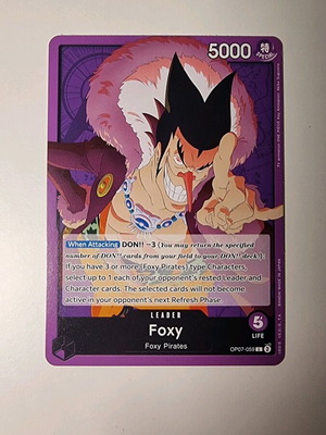 Foxy One Piece Card Game OP07-059 Leader