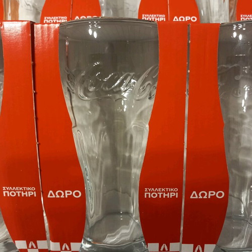 Coca-Cola collectible glasses new, set of 6 pieces