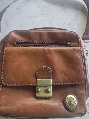 Roberta Di Camerino leather shoulder bag, brown