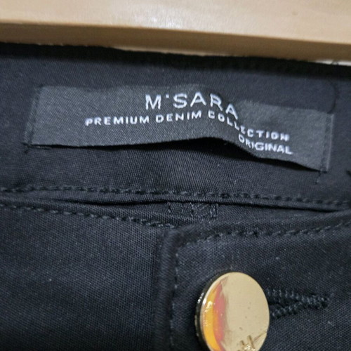 M.sara elastic pants like new, black, size 28