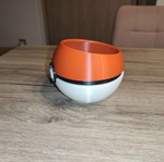 Poké Ball planter new, 3D printed PLA for small plants