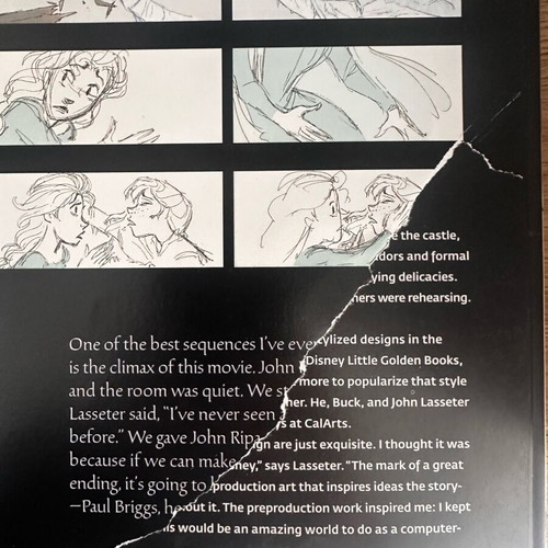 The Art of Frozen book used