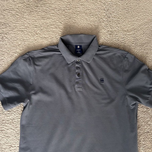 G-Star Dunda Slim Polo shirt petrol size L like new