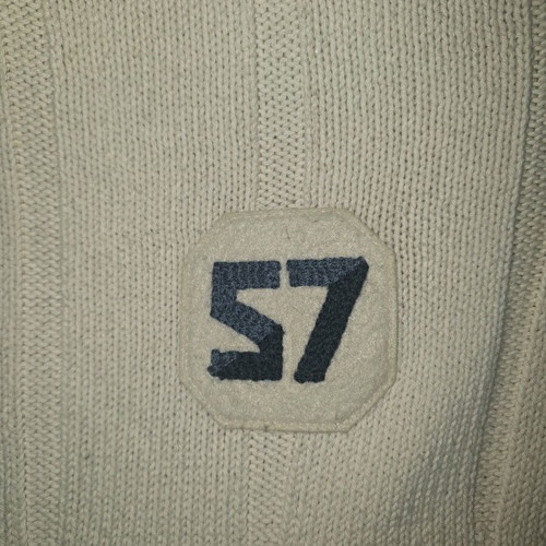 Chevignon men's white sweater like new, size L
