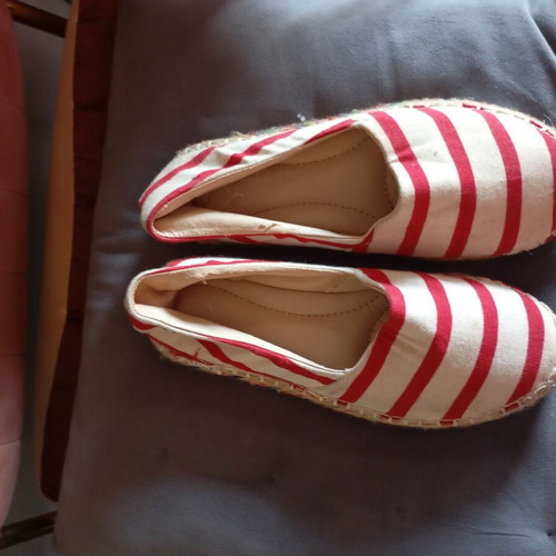 Axel summer slippers used, size 36, multicolor