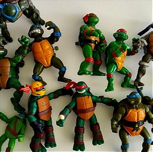 12 Vintage φιγούρες Χελωνονιντζάκια Teenage Mutant Ninja Turtles πακέτο
