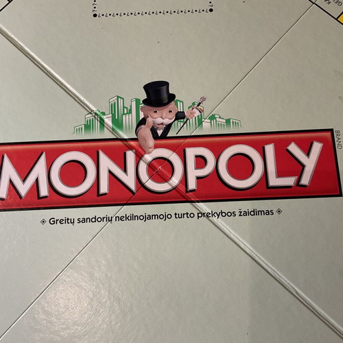 Monopoly Lithuanian edition used, box worn