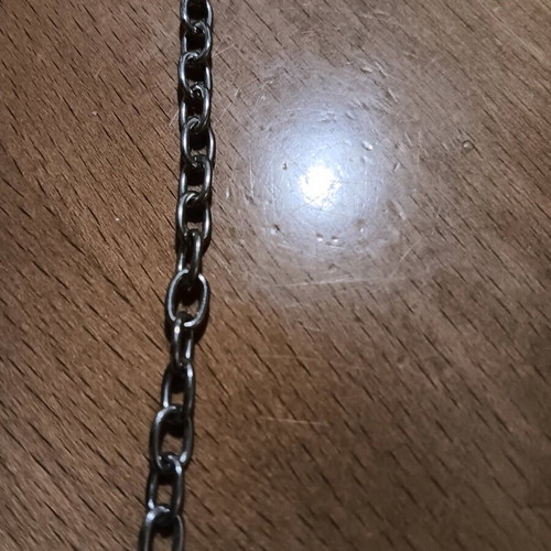 Fashion Jewelry Necklace new, long, silver tone with subtle detail