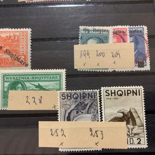 Albania stamp card 1915 new