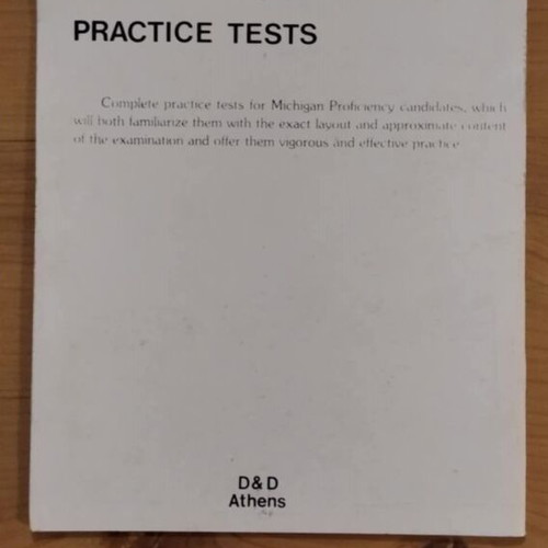 Michigan Proficiency English books used, pack
