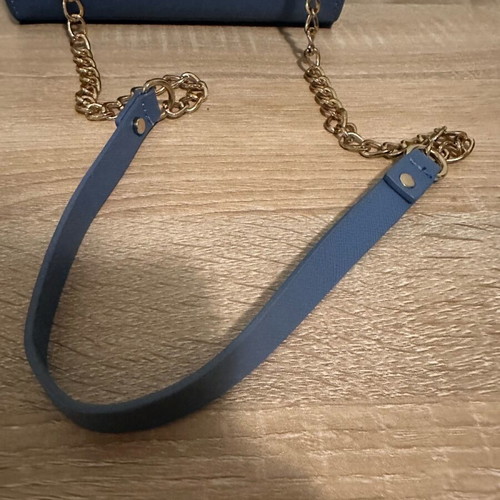 Zara blue bag used with fabric damage inside
