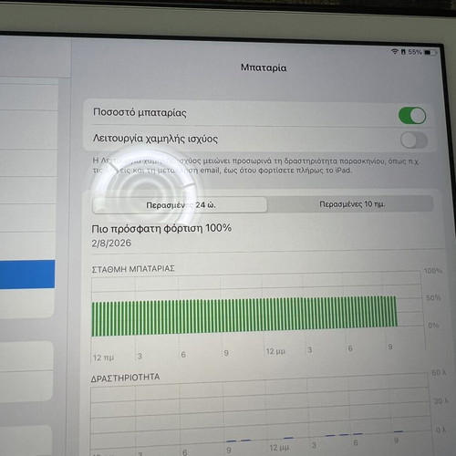 iPad 5th Generation 2017 with Retina display, 32GB, leather case