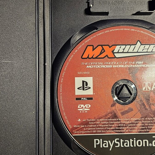 MX Rider PlayStation 2 game used, official motocross championship