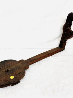 Antique handmade Cypriot tool used, 53x26x18cm
