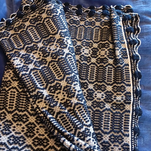 Wool throw new 155x200 vintage design