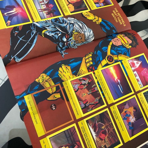 X-Men ‘92 Jim Lee Sticker Album like new with 156 stuck stickers