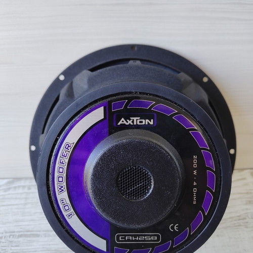 AXTON CAB250 10" Car Subwoofer Box, 100W RMS, Swiss Engineering