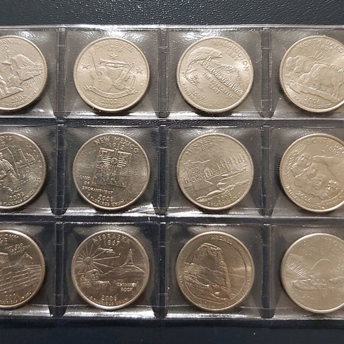 16 1/4 Dollar μεταχειρισμένα, διάφορες ημερομηνίες
